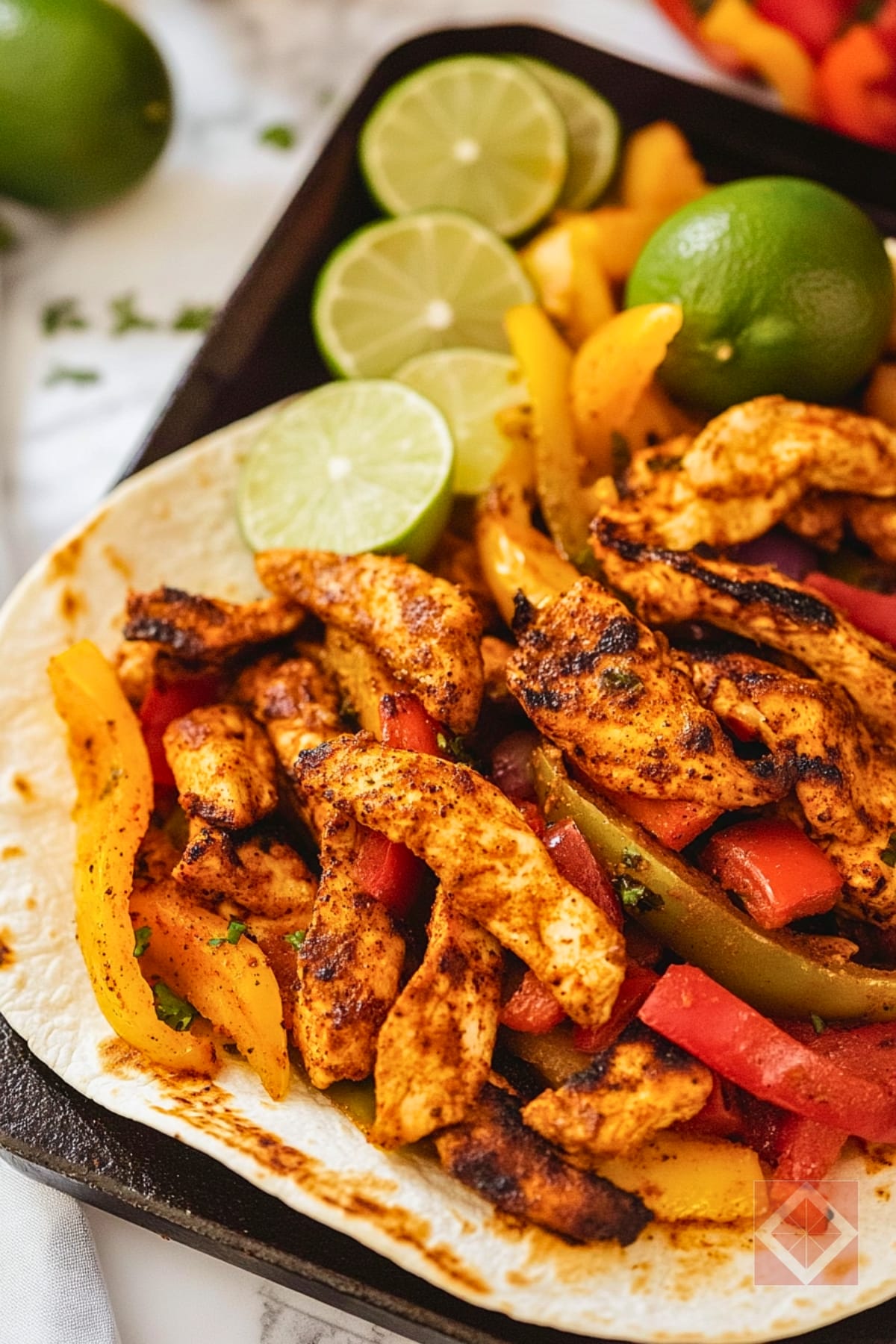 Quick & Easy Blackstone Griddle Chicken Fajitas for Busy Nights 5 Quick & Easy Blackstone Griddle Chicken Fajitas for Busy Nights - Chicken Fajitas pin 3 midia