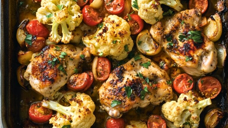 Best Chicken Leg Quarters with Cauliflower & Shallots One-Pot Recipe 10 Best Chicken Leg Quarters with Cauliflower & Shallots One-Pot Recipe - Chicken Leg Quarters with Cauliflower and Shallots midia