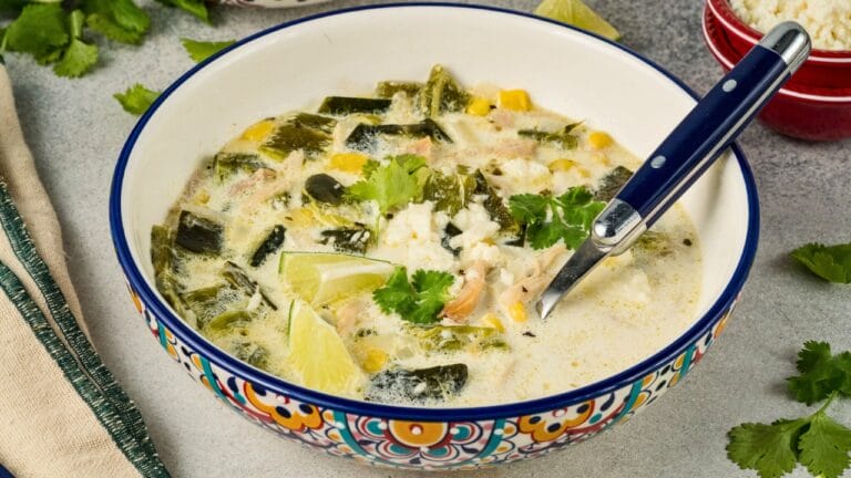 Creamy Chicken Poblano Soup Recipe: Smoky, Spicy, and Satisfying 9 Creamy Chicken Poblano Soup Recipe: Smoky, Spicy, and Satisfying - Chicken Poblano Soup pl 10