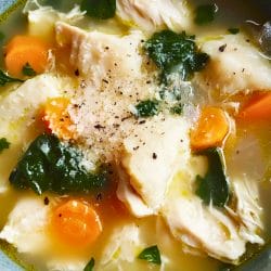 Easy One Pot Recipe Chicken Soup with Parmesan Dumplings 4 Easy One Pot Recipe Chicken Soup with Parmesan Dumplings - Chicken Soup with Parmesan Dumplings midia