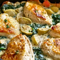 Easy Chicken, Spinach & Artichoke One-Pot Recipe Without the Mess 4 Easy Chicken, Spinach & Artichoke One-Pot Recipe Without the Mess - Chicken Spinach and Artichoke One Pot midia