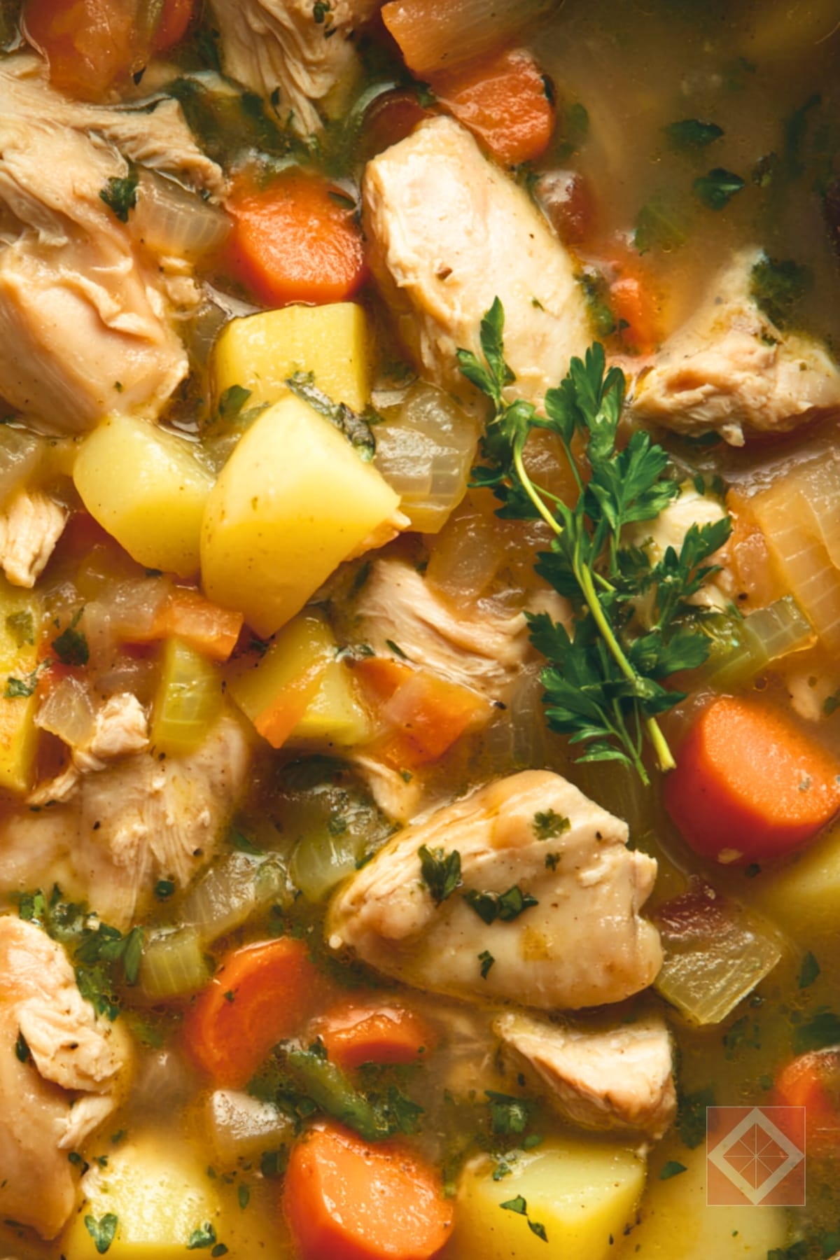 14 Best One-Pot Stews & Chilis to Master in Your Dutch Oven 10 14 Best One-Pot Stews & Chilis to Master in Your Dutch Oven - Chicken Stew with Winter Vegetables pin 1 midia