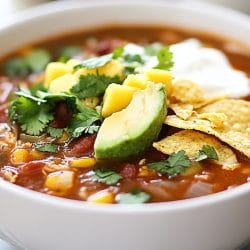 One-Pot Chicken Tortilla Soup Made Easy 5 One-Pot Chicken Tortilla Soup Made Easy - Chicken Tortilla Soup midia