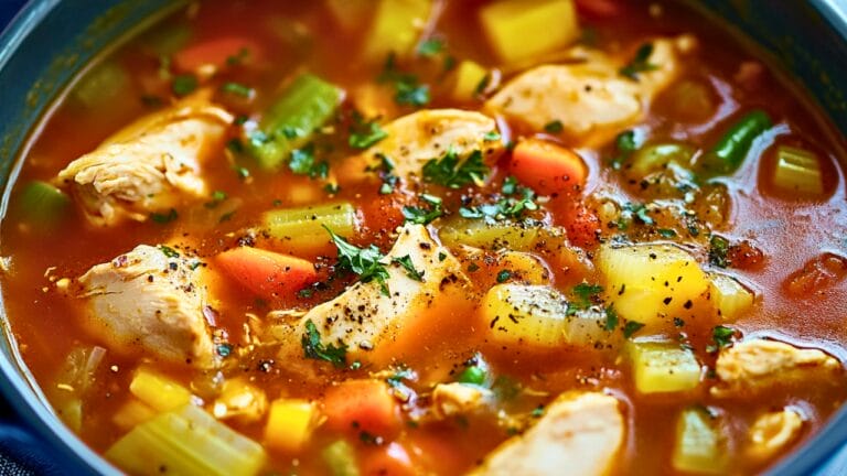 Simple Chicken & Vegetable Soup One-Pot Recipe Without Hassle 5 Simple Chicken & Vegetable Soup One-Pot Recipe Without Hassle - Chicken and Vegetable Soup midia
