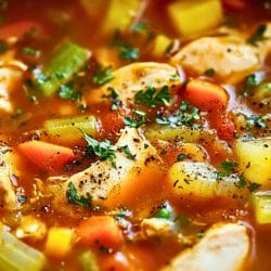Simple Chicken & Vegetable Soup One-Pot Recipe Without Hassle 5 Simple Chicken & Vegetable Soup One-Pot Recipe Without Hassle - Chicken and Vegetable Soup midia