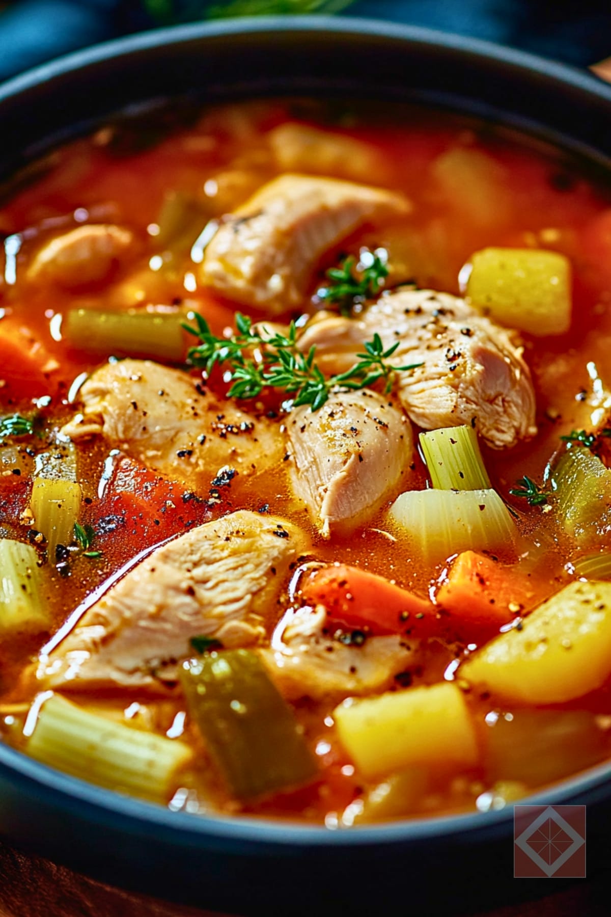 Simple Chicken & Vegetable Soup One-Pot Recipe Without Hassle 3 Simple Chicken & Vegetable Soup One-Pot Recipe Without Hassle - Chicken and Vegetable Soup pin 1 midia