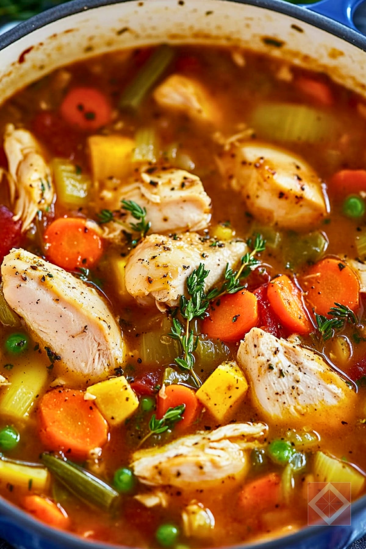 Simple Chicken & Vegetable Soup One-Pot Recipe Without Hassle 4 Simple Chicken & Vegetable Soup One-Pot Recipe Without Hassle - Chicken and Vegetable Soup pin 2 midia 1