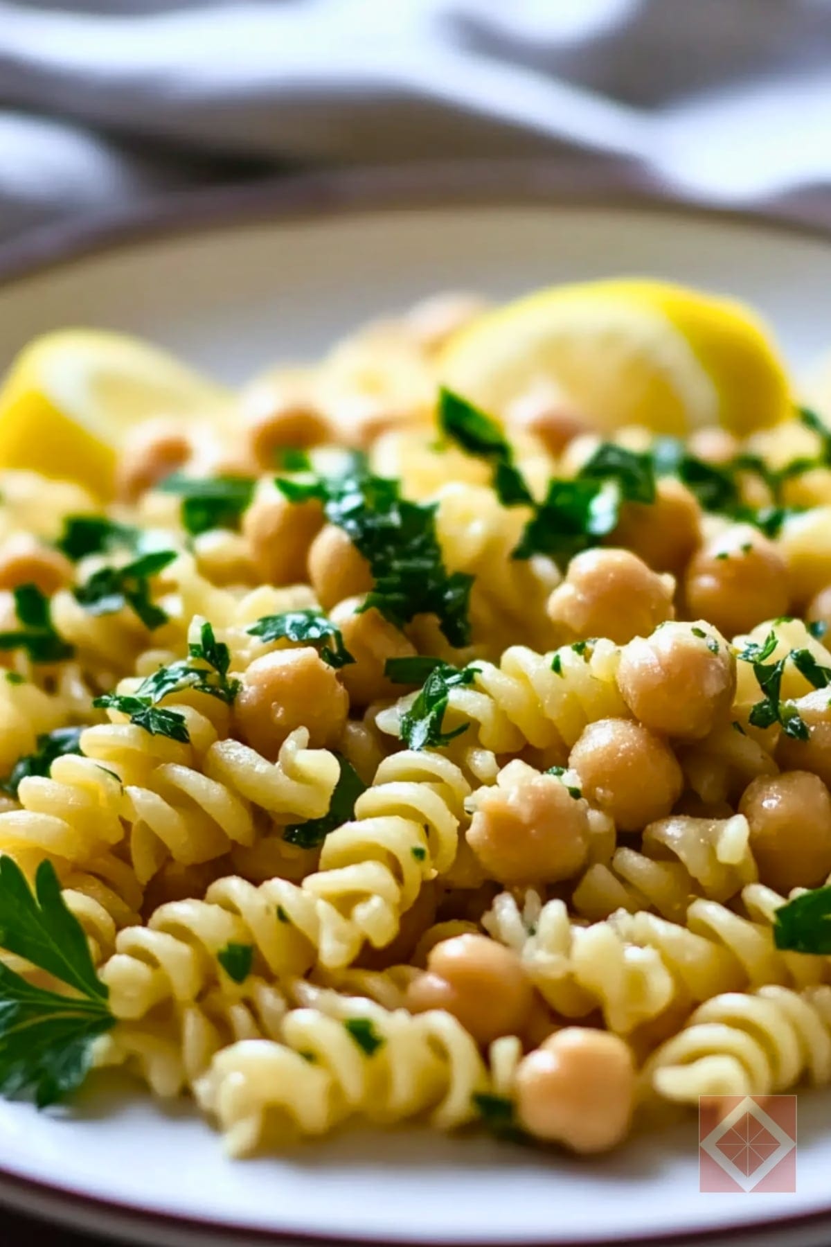 Chickpea & Parsley Pasta: A Heart-Healthy Dinner Idea 4 Chickpea & Parsley Pasta: A Heart-Healthy Dinner Idea - Chickpea and Parsley Pasta pin 2 midia