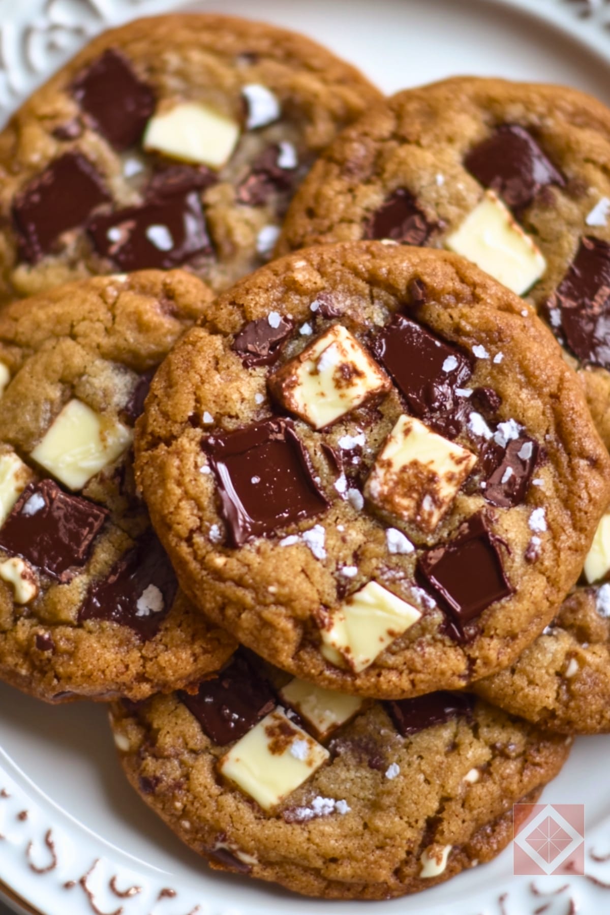 13 Irresistible Cookie & Candy Dessert Recipes to Satisfy Your Sweet Tooth - Chocolate Chip Cookies pin 1 midia