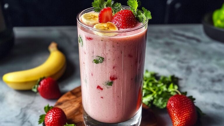 Easy Cilantro Strawberry Banana Juicing Recipe For a Morning Boost 5 Easy Cilantro Strawberry Banana Juicing Recipe For a Morning Boost - Cilantro Strawberry Banana Juice midia