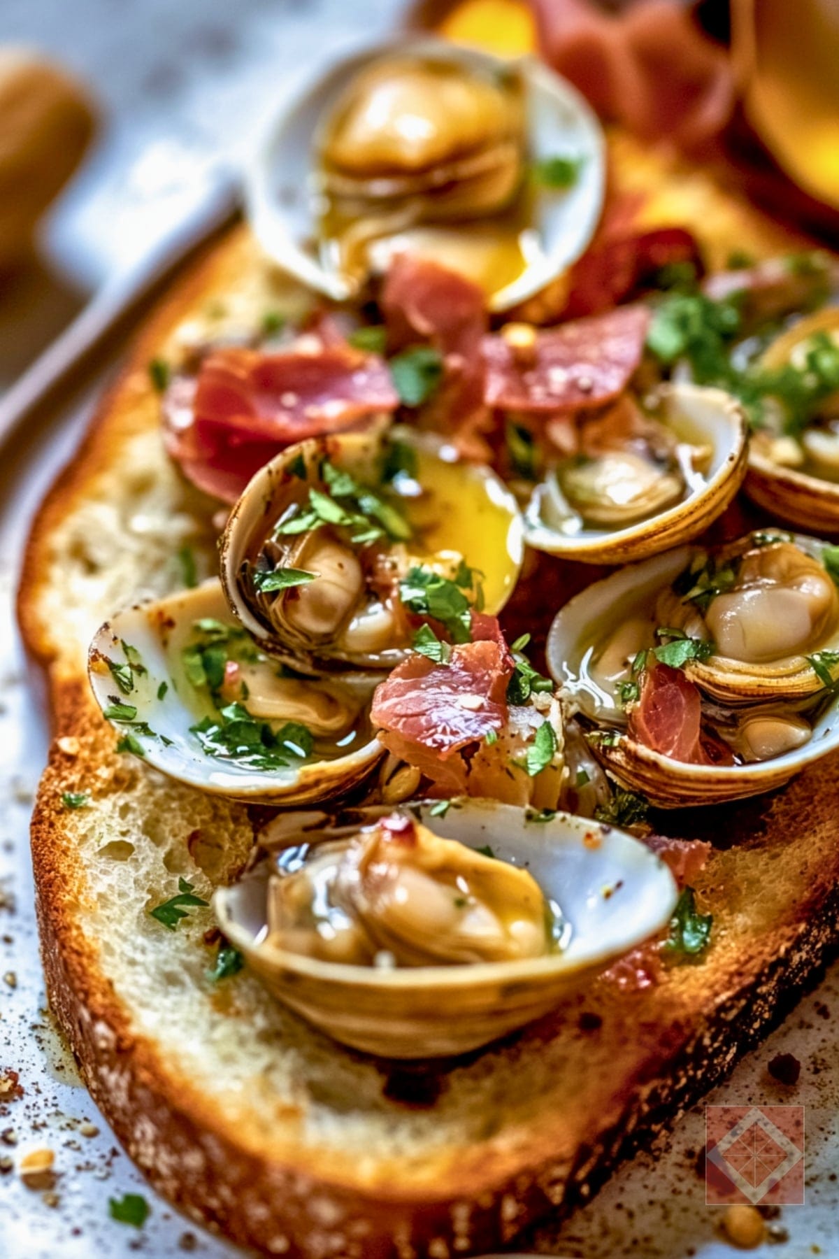 30-Minute Easy Recipe for Clams on Toast 4 30-Minute Easy Recipe for Clams on Toast - Clams on Toast pin 2 midia