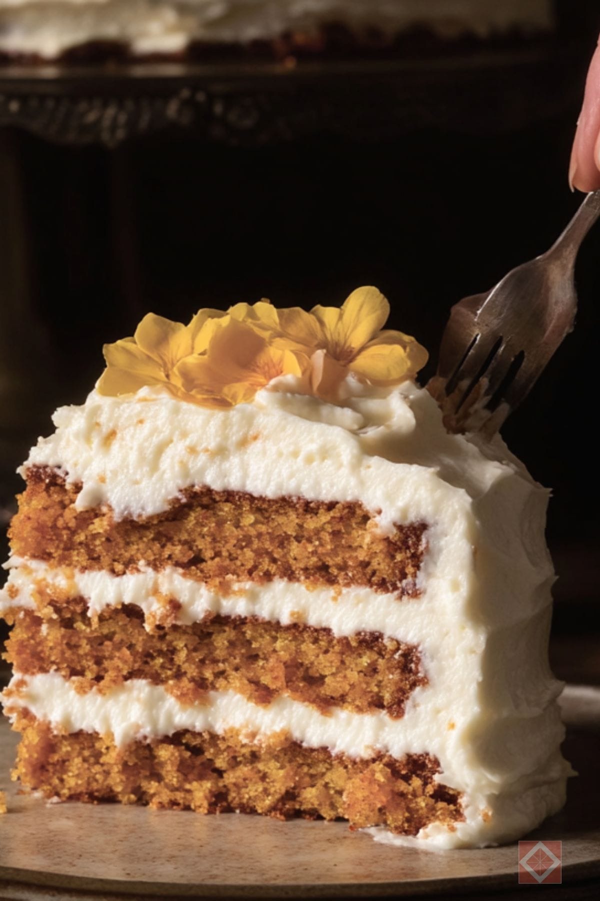 Coconut Carrot Cake with Cream Cheese Frosting Made Easy 4 Coconut Carrot Cake with Cream Cheese Frosting Made Easy - Coconut Carrot Cake pin 2 midia