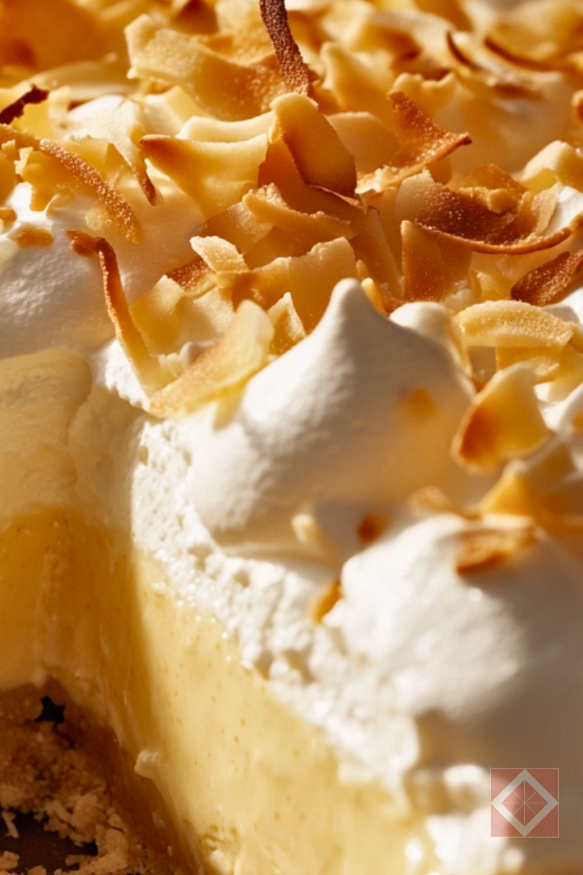 Recipe for Coconut Cream Pie with a Decadent Finish 4 Recipe for Coconut Cream Pie with a Decadent Finish - Coconut Cream Pie pin 2 midia