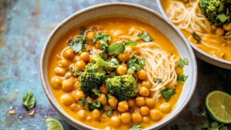 Hearty Coconut Curry Recipe with Chickpeas & Veggies 8 Hearty Coconut Curry Recipe with Chickpeas & Veggies - Coconut Curry midia