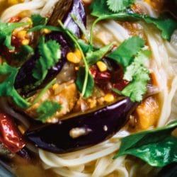 The Best Coconut Rice Noodles with Eggplant for Dinner 5 The Best Coconut Rice Noodles with Eggplant for Dinner - Coconut Rice Noodles midia