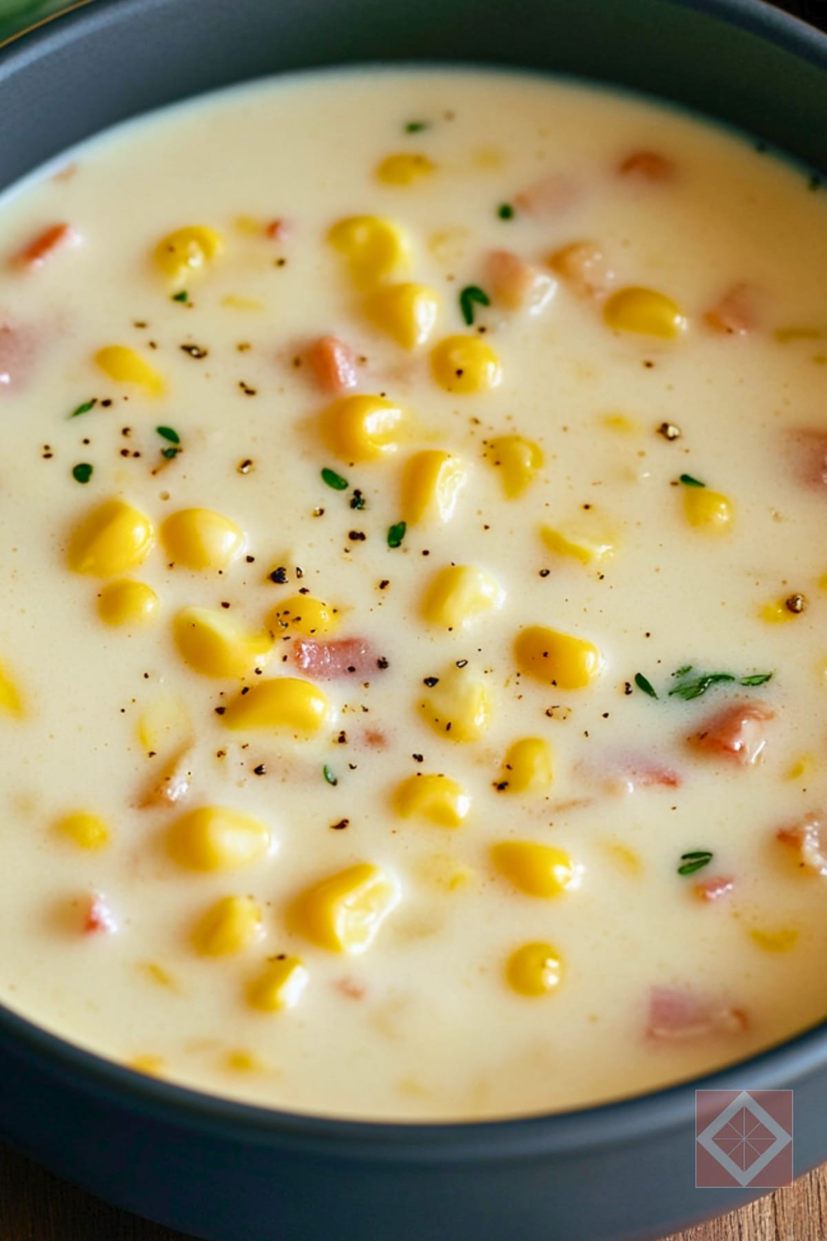Best Fresh Corn Chowder One Pot Recipe to Warm Your Soul 3 Best Fresh Corn Chowder One Pot Recipe to Warm Your Soul - Corn Chowder pin 2 midia