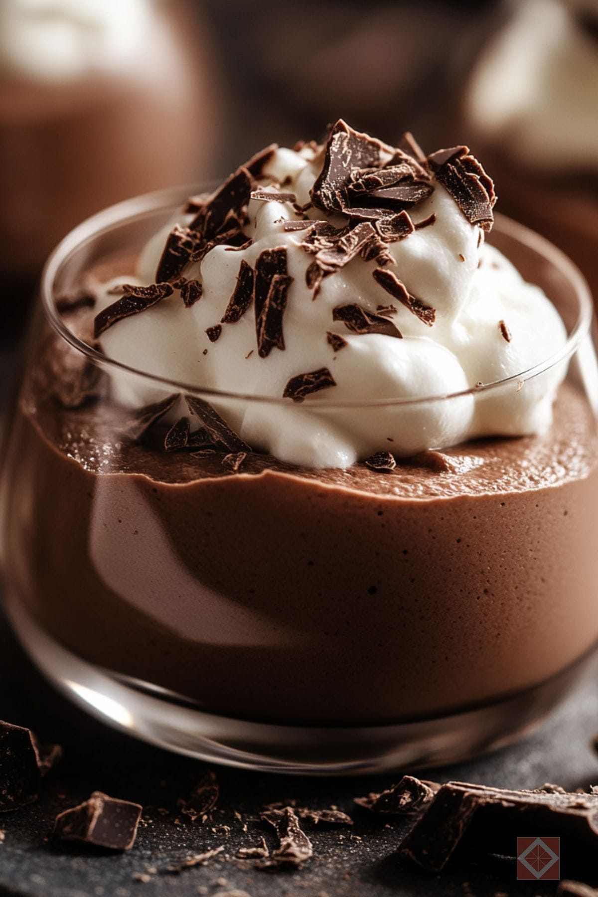 Creamy Chocolate Mousse in Just 10 Minutes 4 Creamy Chocolate Mousse in Just 10 Minutes - Creamy Chocolate Mousse pin 3 midia