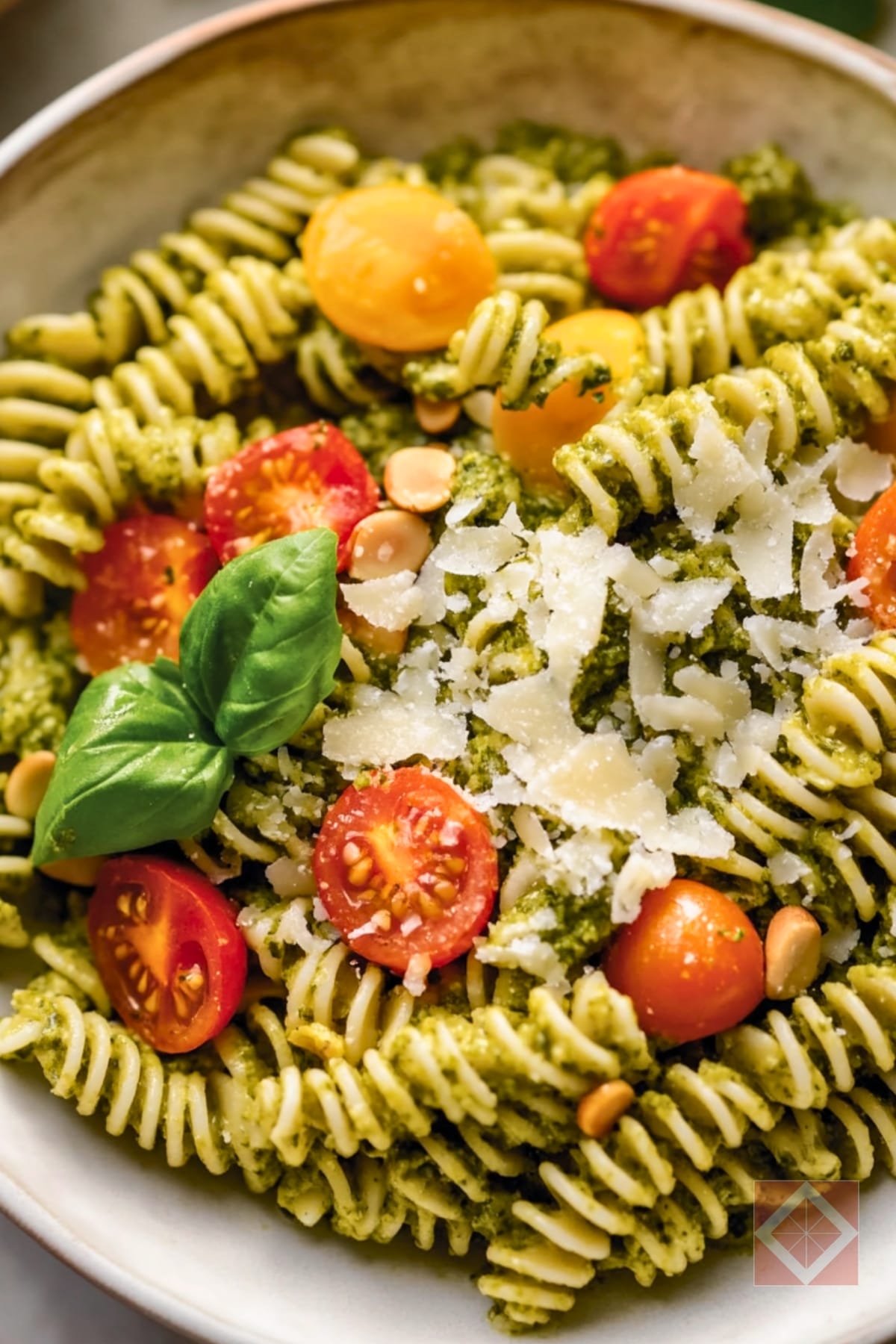 Easy Creamy Pesto Pasta That’s Actually Worth Making at Home 4 Easy Creamy Pesto Pasta That’s Actually Worth Making at Home - Creamy Pesto Pasta pin 2 midia