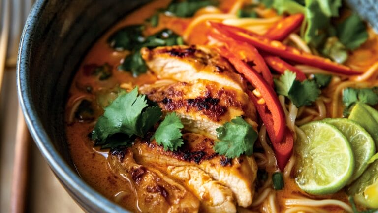 Bring Thai Flavors Home with Crispy Chicken Khao Soi 1 Bring Thai Flavors Home with Crispy Chicken Khao Soi - Crispy Chicken Khao Soi Noodle Soup midia