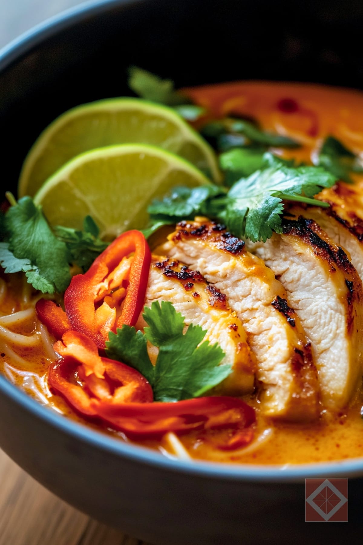 Bring Thai Flavors Home with Crispy Chicken Khao Soi 3 Bring Thai Flavors Home with Crispy Chicken Khao Soi - Crispy Chicken Khao Soi Noodle Soup pin 2 midia