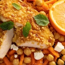 Best Crispy Chicken with Spiced Carrot, Orange & Chickpea Salad One-Pot Recipe 5 Best Crispy Chicken with Spiced Carrot, Orange & Chickpea Salad One-Pot Recipe - Crispy Chicken with Spiced Carrot Orange and Chickpea Salad midia