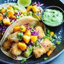 Anti-Inflammation Crispy Fish Tacos with Mango Salsa 5 Anti-Inflammation Crispy Fish Tacos with Mango Salsa - Crispy Fish Tacos with Mango Salsa midia