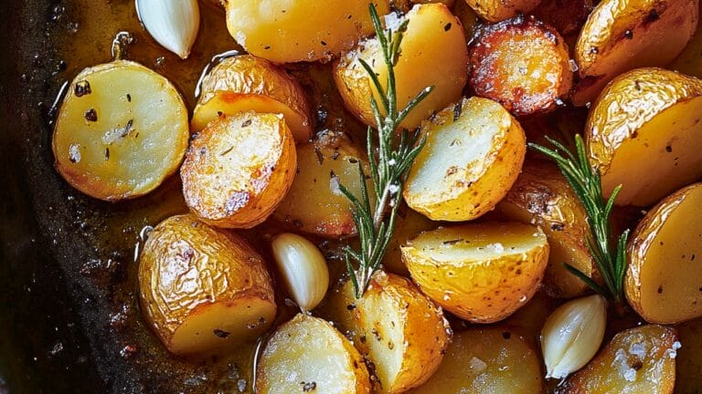 Easy Garlic & Rosemary Roasted Potatoes to Try Now - Crispy Roasted Potatoes with Garlic and Rosemary midia
