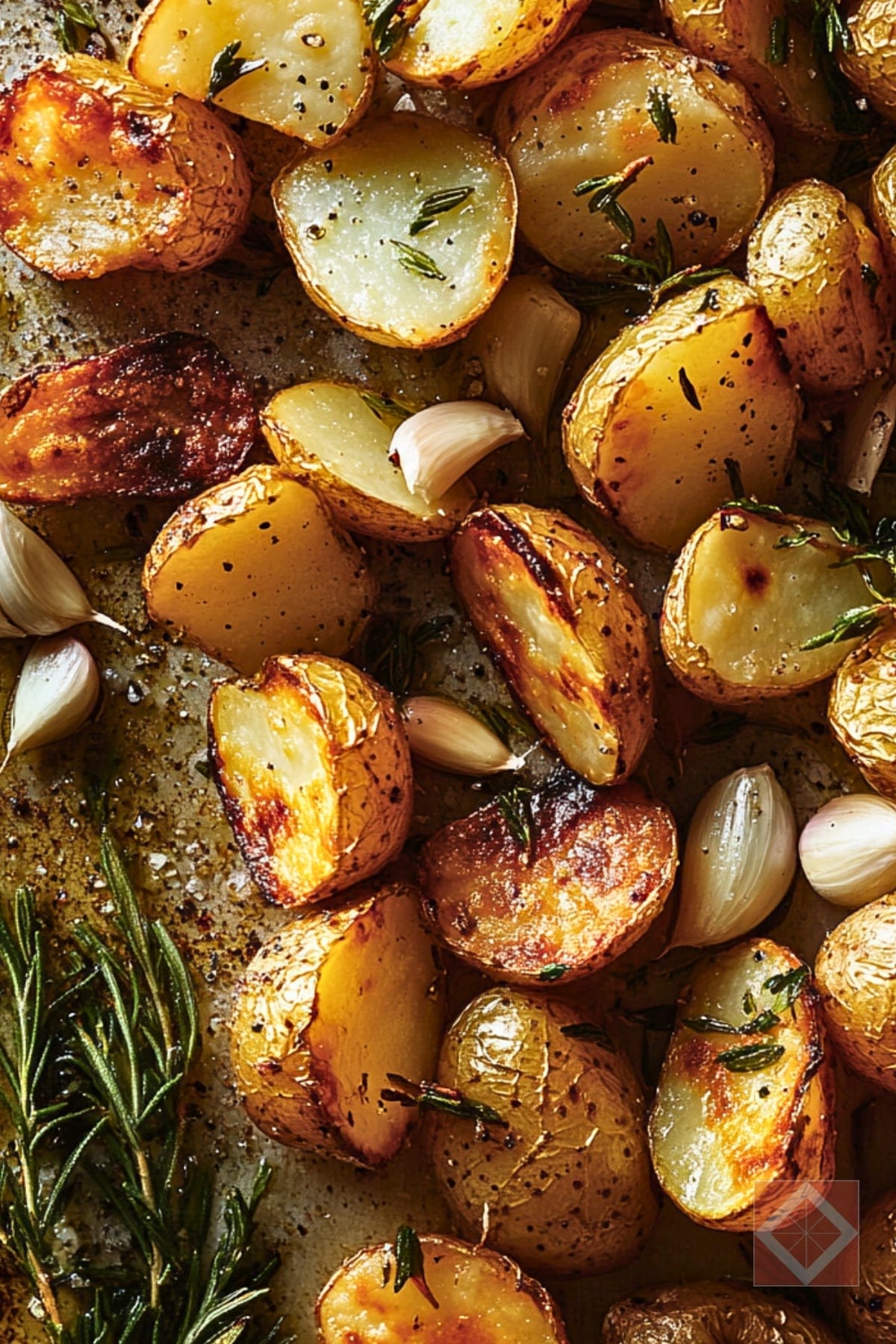 Easy Garlic & Rosemary Roasted Potatoes to Try Now 2 Easy Garlic & Rosemary Roasted Potatoes to Try Now - Crispy Roasted Potatoes with Garlic and Rosemary pin 1 midia