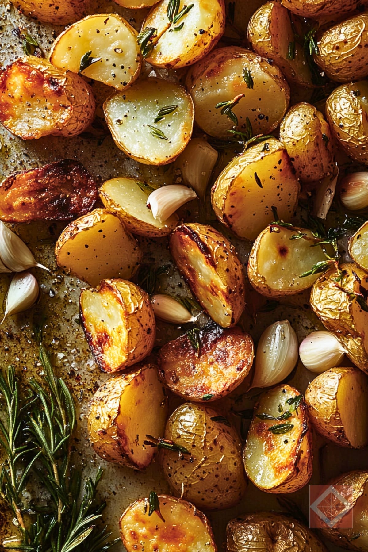 Easy Garlic & Rosemary Roasted Potatoes to Try Now 3 Easy Garlic & Rosemary Roasted Potatoes to Try Now - Crispy Roasted Potatoes with Garlic and Rosemary pin 2 midia