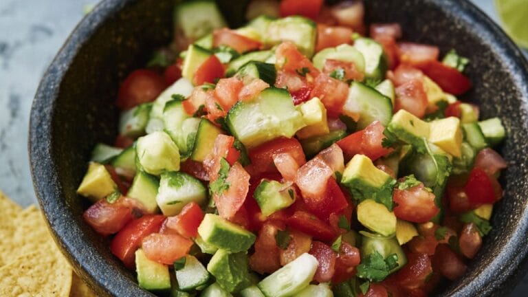 Brighten Your Meal with Cucumber Pico de Gallo 9 Brighten Your Meal with Cucumber Pico de Gallo - Cucumber Pico de Gallo midia