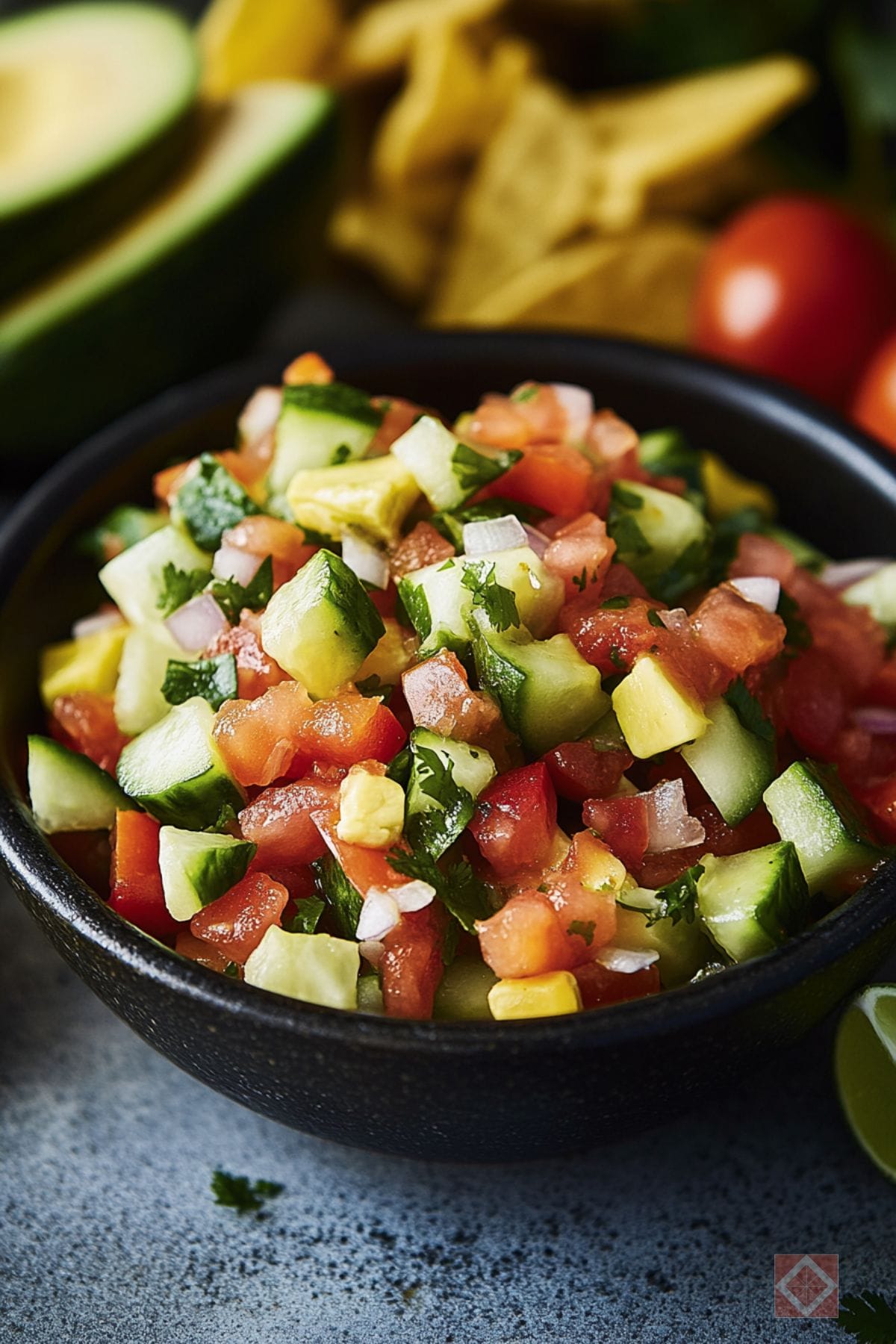 12 Easy & Irresistible Appetizer and Snack Recipes to Wow Your Guests 5 12 Easy & Irresistible Appetizer and Snack Recipes to Wow Your Guests - Cucumber Pico de Gallo pin 1 midia