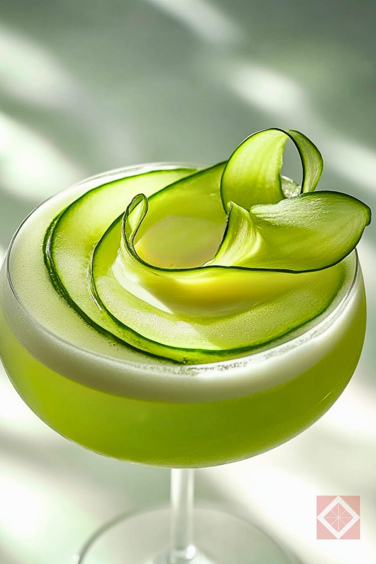 Cool, Crisp & Citrusy: The Ultimate Sake Cocktail 4 Cool, Crisp & Citrusy: The Ultimate Sake Cocktail - Cucumber Sake Sour Cocktail pin 2 midia