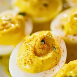 The Secret to Healthier Deviled Eggs: Add Curry Powder 6 The Secret to Healthier Deviled Eggs: Add Curry Powder - Curried Deviled Eggs midia