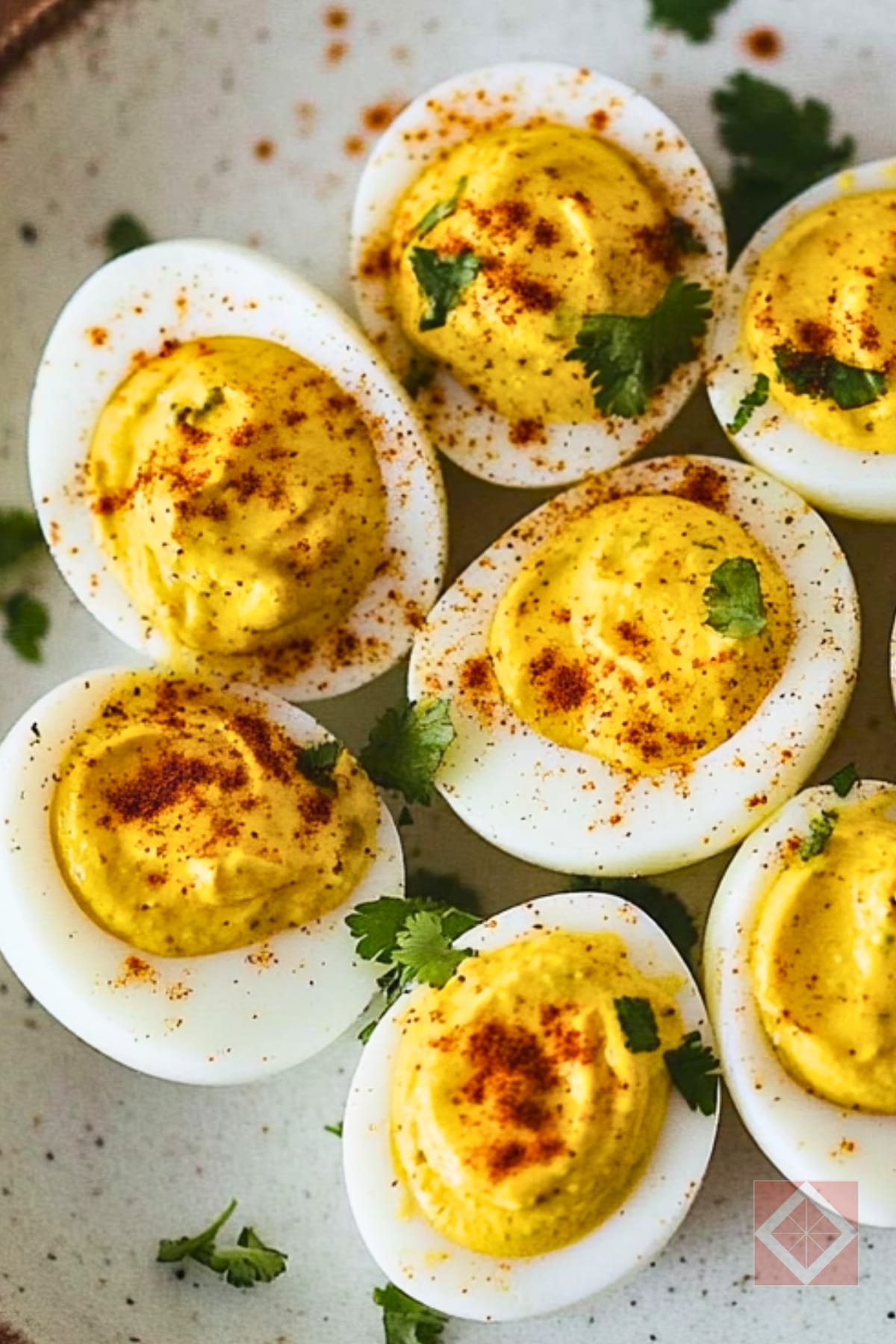 The Secret to Healthier Deviled Eggs: Add Curry Powder 3 The Secret to Healthier Deviled Eggs: Add Curry Powder - Curried Deviled Eggs pin 1 midia