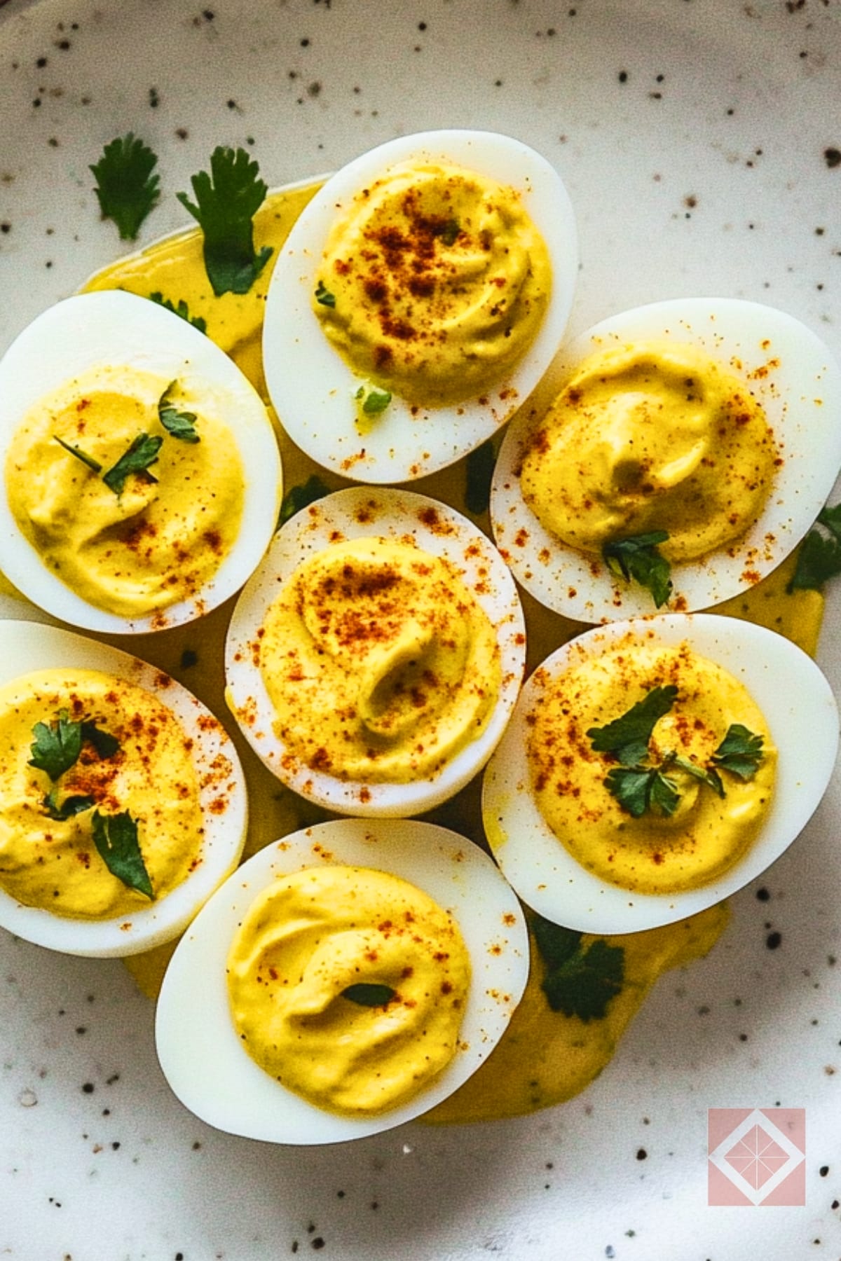 The Secret to Healthier Deviled Eggs: Add Curry Powder 5 The Secret to Healthier Deviled Eggs: Add Curry Powder - Curried Deviled Eggs pin 3 midia