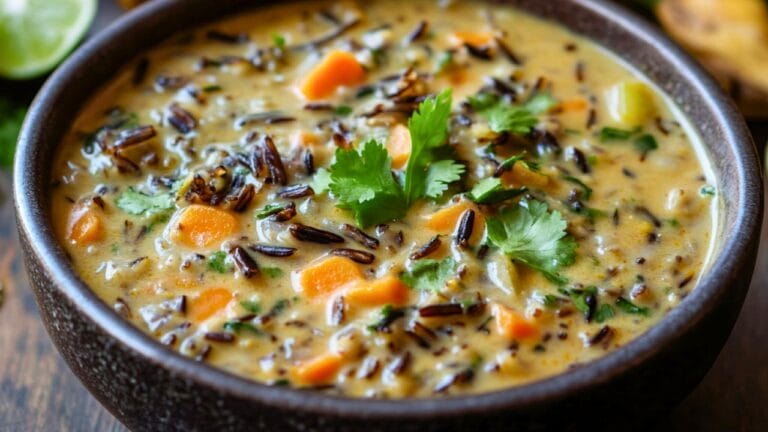 Curried Wild Rice & Coconut Soup One Pot Recipe for Two Made Easy 3 Curried Wild Rice & Coconut Soup One Pot Recipe for Two Made Easy - Curried Wild Rice and Coconut Soup midia
