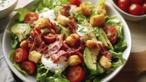 Easy BLT Salad with Homemade Creamy Ranch Dressing 1 Easy BLT Salad with Homemade Creamy Ranch Dressing - Easy BLT Salad midia