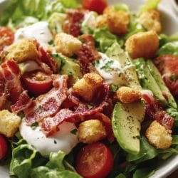 Easy BLT Salad with Homemade Creamy Ranch Dressing 6 Easy BLT Salad with Homemade Creamy Ranch Dressing - Easy BLT Salad midia