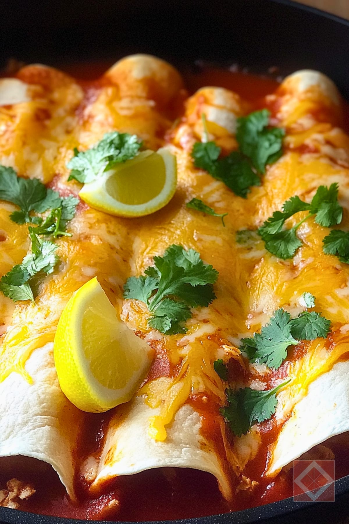Easy Chicken Enchiladas for Two One-Pot Recipe for Date Night 3 Easy Chicken Enchiladas for Two One-Pot Recipe for Date Night - Easy Chicken Enchiladas pin 2 midia