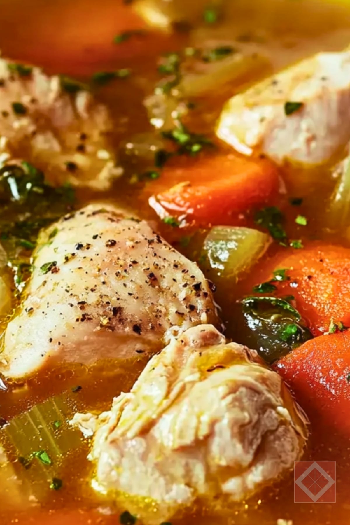 Easy Chicken & Vegetable Soup One-Pot Recipe for Cozy Nights 3 Easy Chicken & Vegetable Soup One-Pot Recipe for Cozy Nights - Easy Chicken and Vegetable Soup pin 1 midia