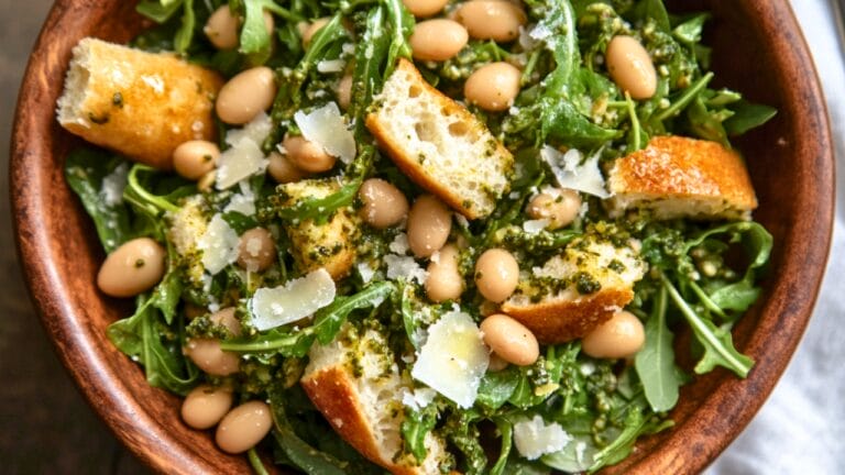 15-Minute Everything Bagel Salad with a Mediterranean Touch 8 15-Minute Everything Bagel Salad with a Mediterranean Touch - Everything Bagel Salad with White Beans and Pesto midia