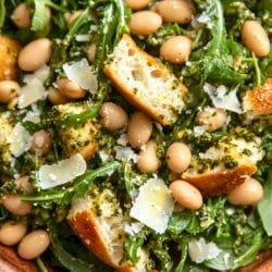 15-Minute Everything Bagel Salad with a Mediterranean Touch 5 15-Minute Everything Bagel Salad with a Mediterranean Touch - Everything Bagel Salad with White Beans and Pesto midia