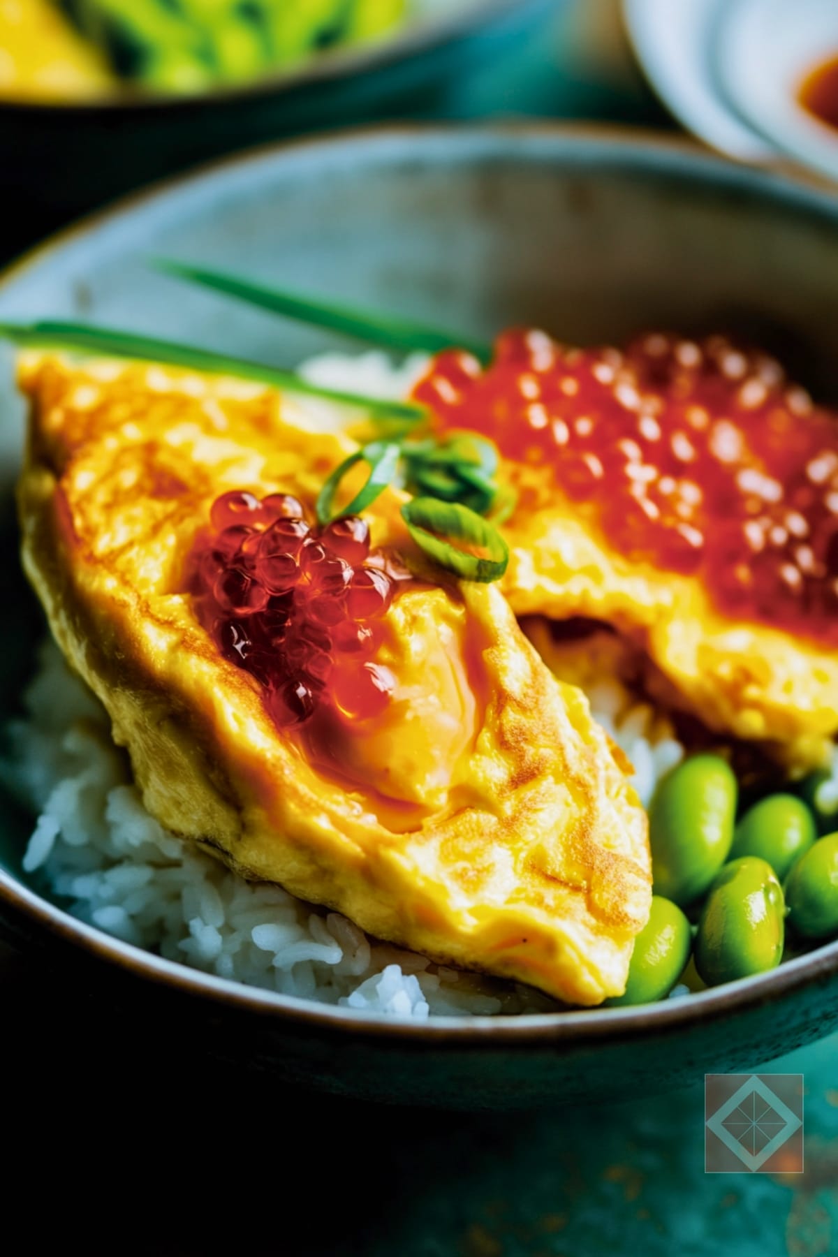 Easy Japanese Dinner: Fluffy Omelet & Edamame Rice 2 Easy Japanese Dinner: Fluffy Omelet & Edamame Rice - Fluffy Omelet Edamame Ricepin 1 midia