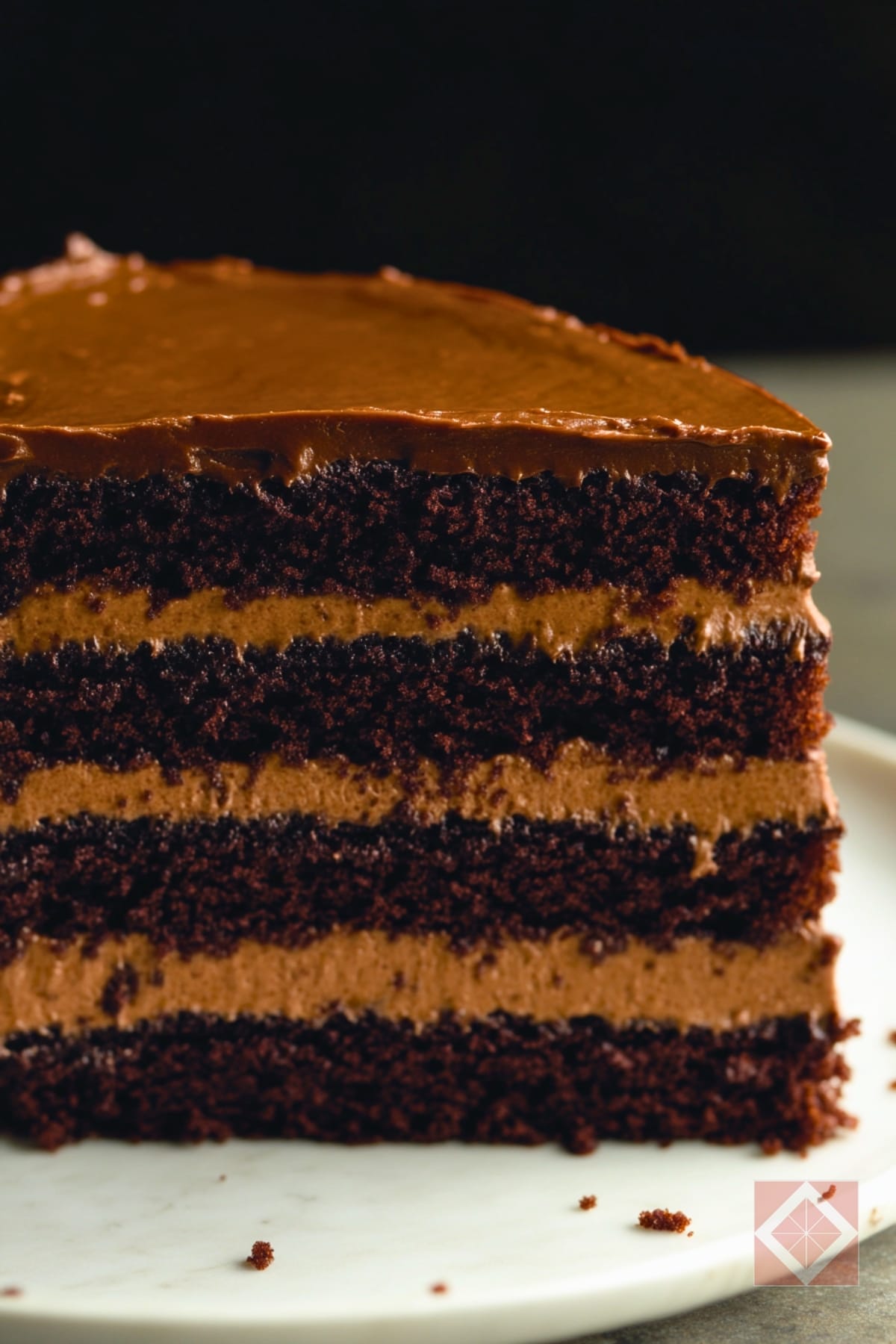 How to Make the Perfect Devil’s Food Cake from Scratch 4 How to Make the Perfect Devil’s Food Cake from Scratch - Food Layer Cake Recipe with Milk Chocolate Frosting pin 2 midia