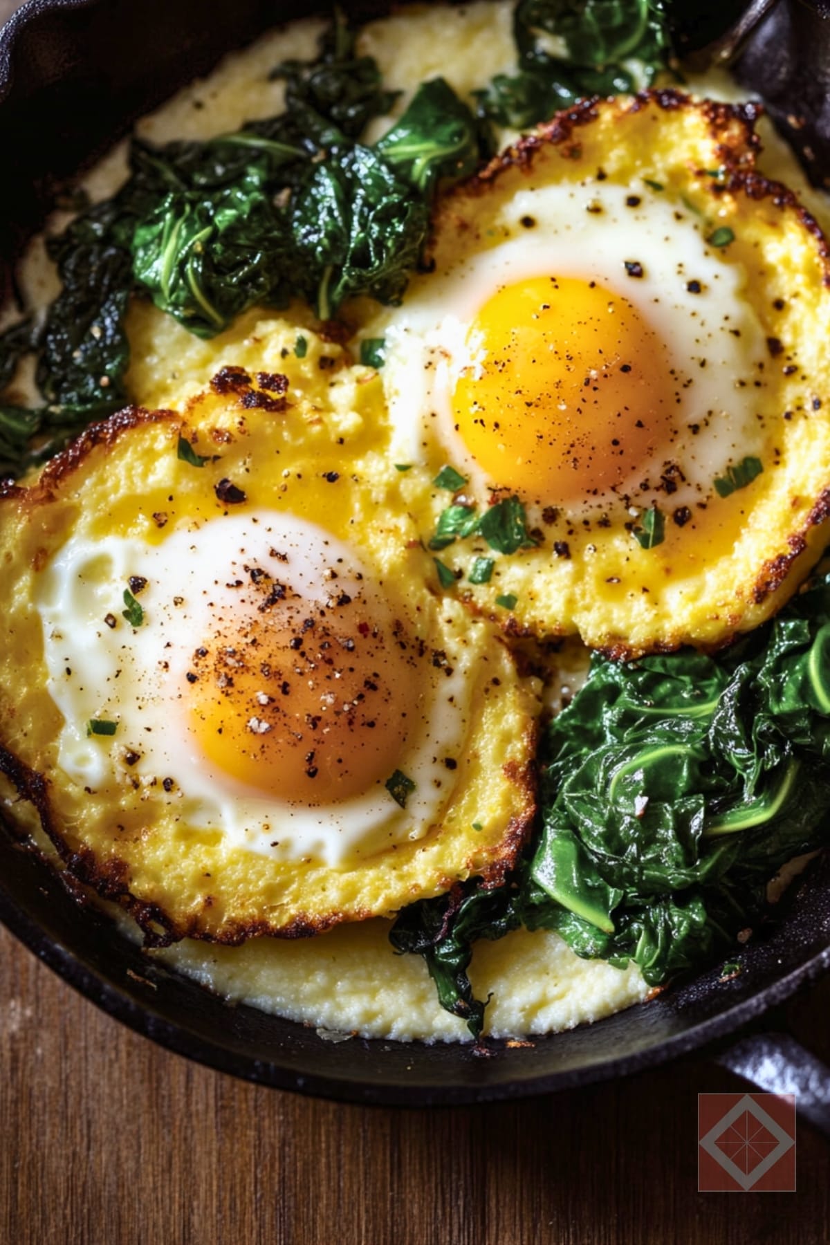 Easy Recipe for Frico & Polenta Eggs 4 Easy Recipe for Frico & Polenta Eggs - Frico Polenta Eggs pin 1 midia