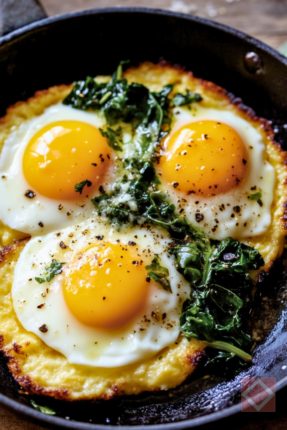 Easy Recipe for Frico & Polenta Eggs 3 Easy Recipe for Frico & Polenta Eggs - Frico Polenta Eggs pin 2 midia