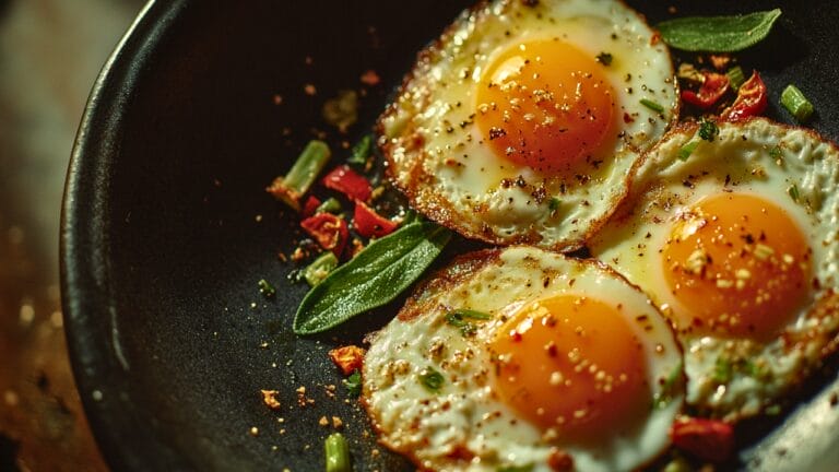 Crispy Fried Egg Dinner Recipe with a Flavorful Mediterranean Flair 10 Crispy Fried Egg Dinner Recipe with a Flavorful Mediterranean Flair - Fried Eggs midia