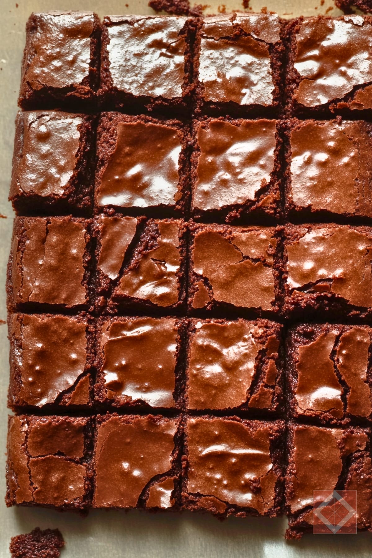 Irresistible Fudge Brownies with a Paper-Thin Crust 4 Irresistible Fudge Brownies with a Paper-Thin Crust - Fudge Brownies pin 2 midia