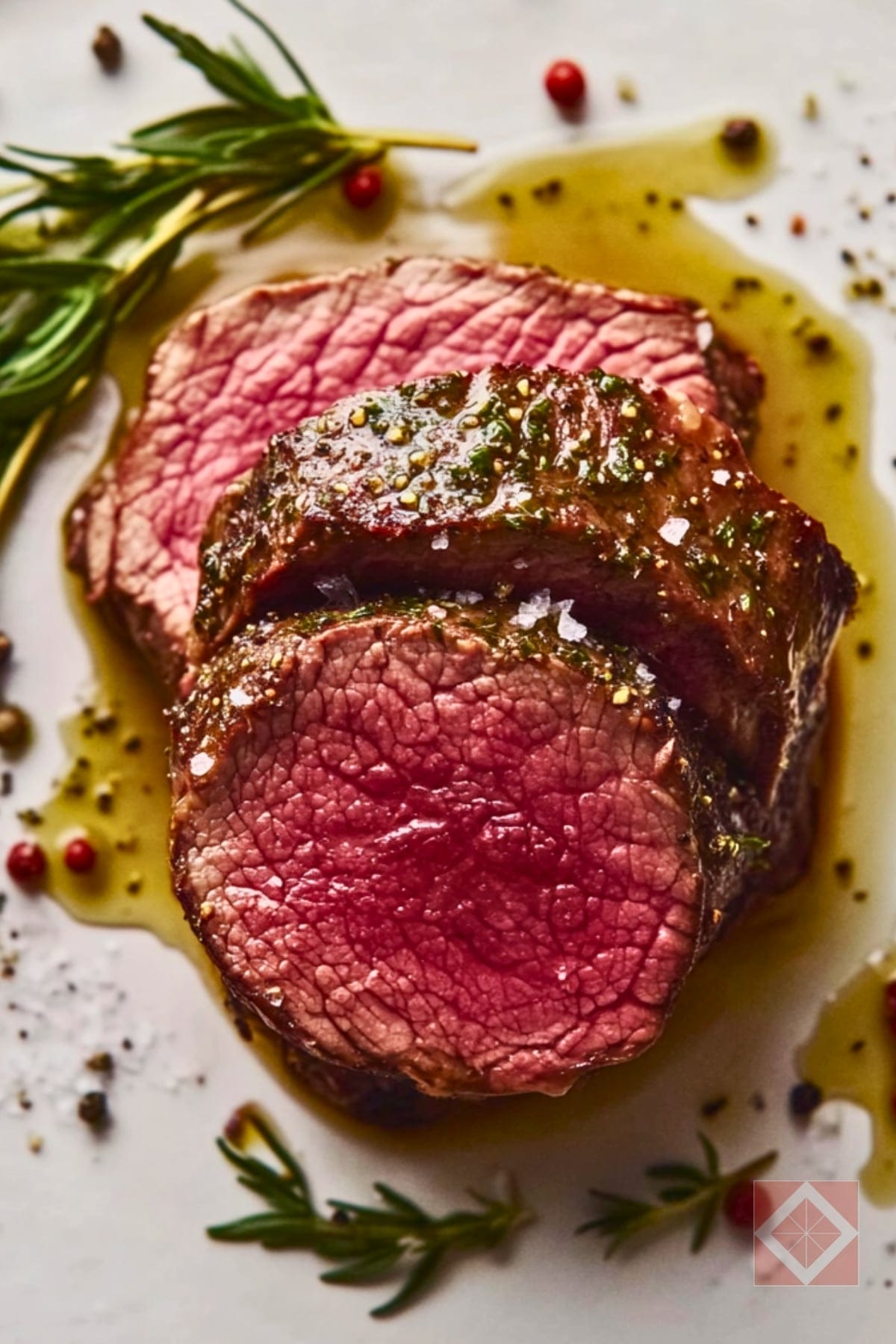 18 Easy Meat & Seafood Dinners That Are Big on Flavor, Not Effort 13 18 Easy Meat & Seafood Dinners That Are Big on Flavor, Not Effort - Garlic Crusted Beef Tenderloin pin 1 midia