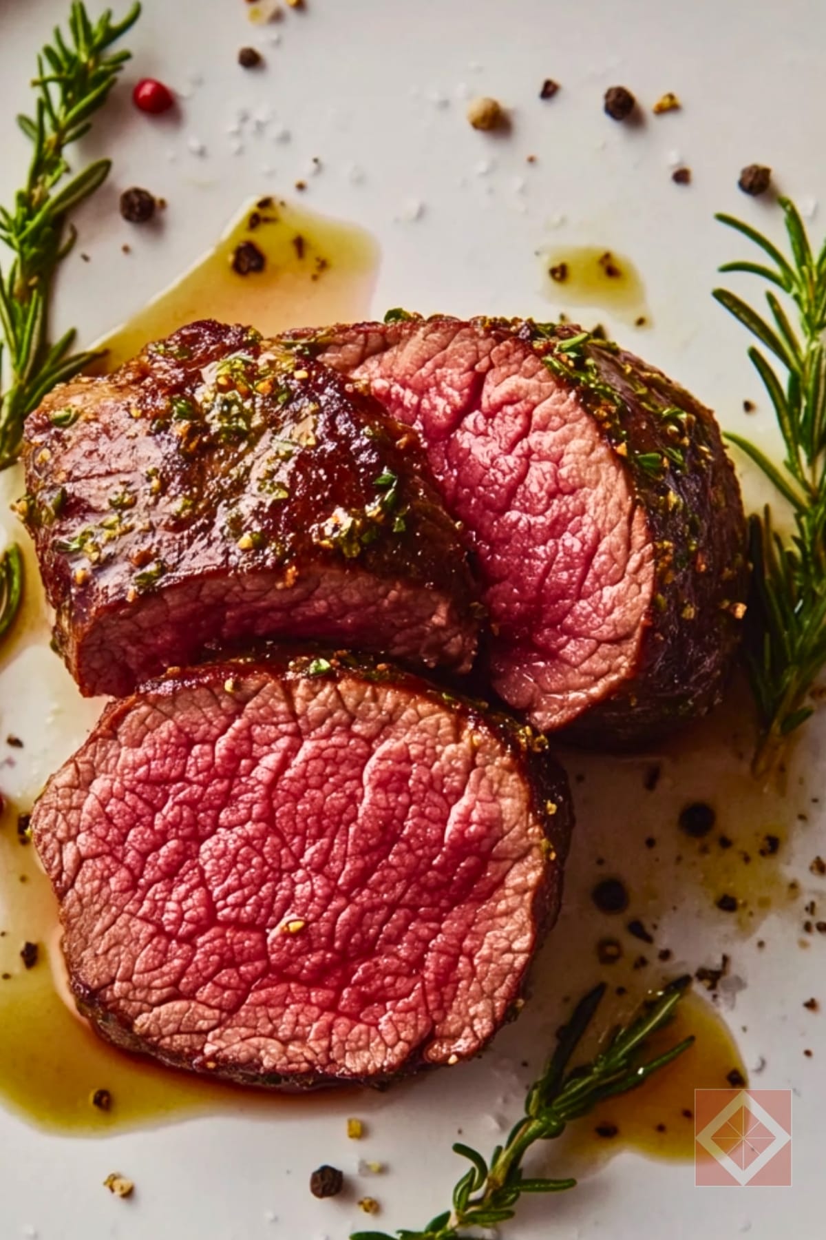 Juicy Beef Tenderloin Recipe with Garlic Herb Crust 4 Juicy Beef Tenderloin Recipe with Garlic Herb Crust - Garlic Crusted Beef Tenderloin pin 2 midia